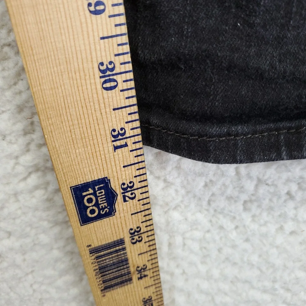 Levis 501 Original Fit Mens Black Straight Leg Button Fly Jeans 32x32 00501-0660